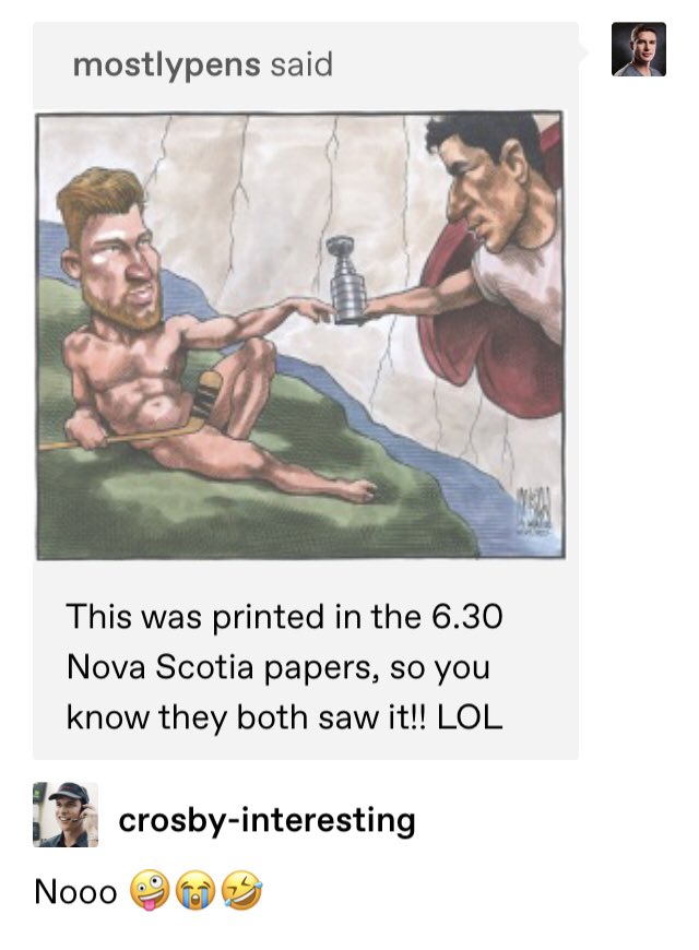 😉@MostlyPens1617 said 

#crosby #mackinnon

sweethockeydreams.tumblr.com/post/690049157…