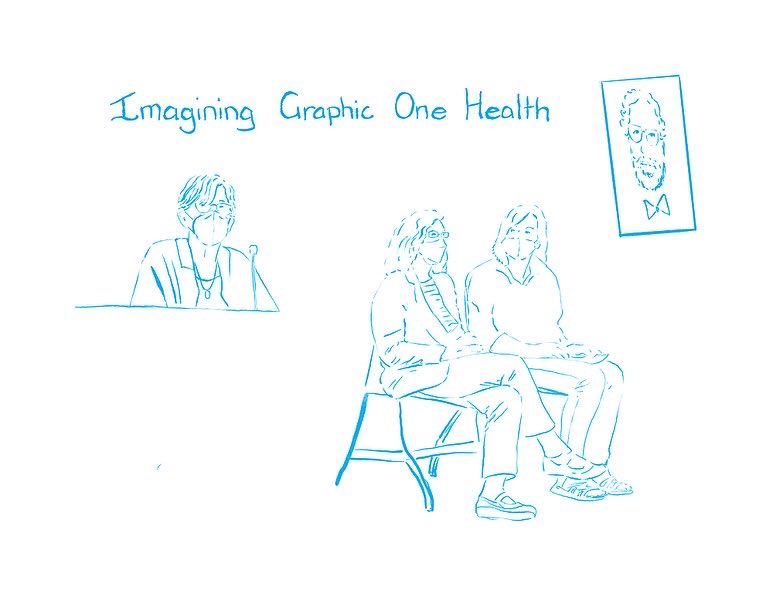 lizargall's tweet photo. And also from Saturday, Imagining Graphic One Health. #GraphMed2022 https://t.co/zBhW2J1HvZ
