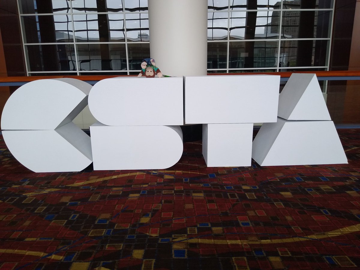 csmonkey_ar's tweet photo. Had a blast at #CSTA2022 Now time to head back to Arkansas to go to Game Development Camp at SAU #CSforAR #CSforALL #CSforAR @CSforAR https://t.co/9ym6A6elWr