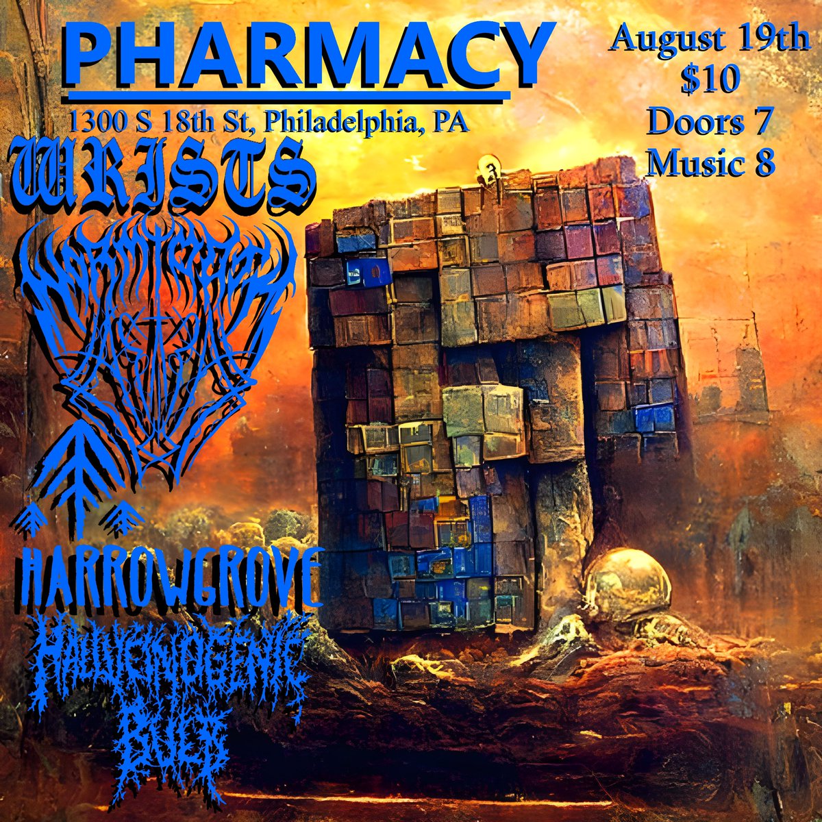 biosphereablaze's tweet photo. Much love to everyone involved with UNHINGED FEST last night. Let's do that again sometime <3

Next up for me is on August 19th at The Pharmacy with Wrists, @lastimamusic, @harrowgrove, and @_wormtooth, who is dropping a new single very soon. See ya there! https://t.co/NlAdmZid32