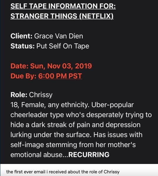 grace van dien really said: proof x