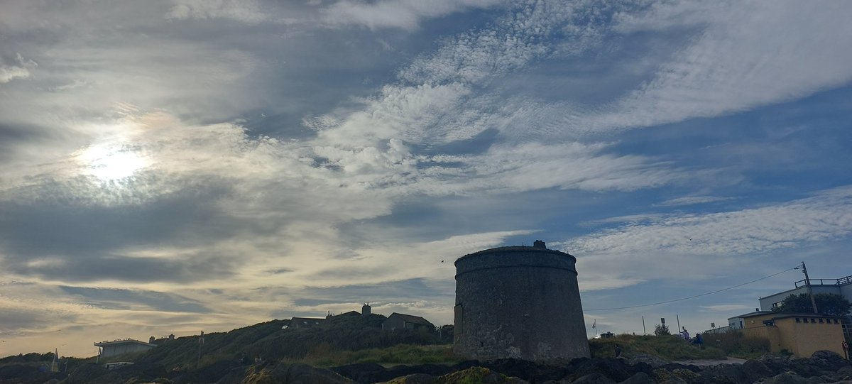 What a beautiful evening 😍 #swimtime #martellotower #northcountydublin