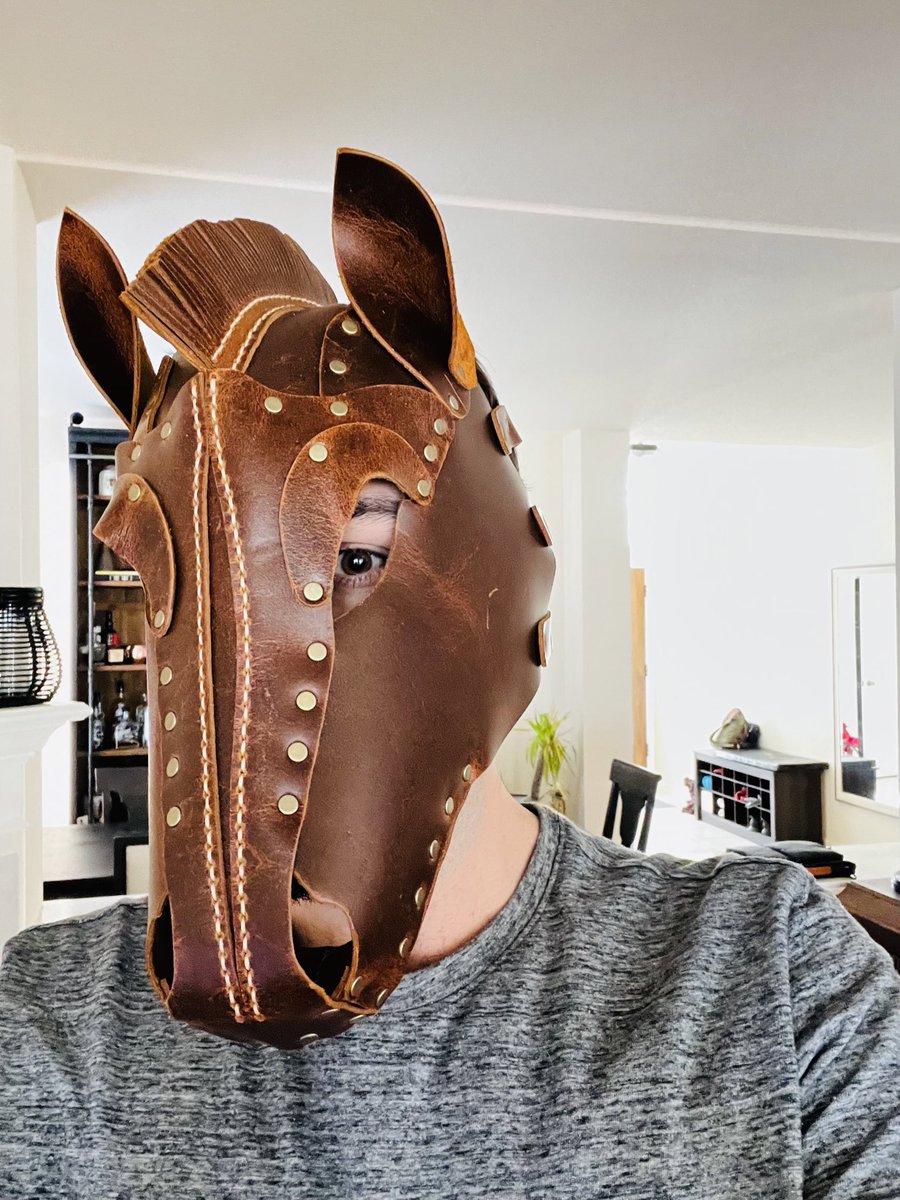 EquineFuntime's tweet photo. Exploring the Horse side of @HunterFeral 

🐎 

#GayStallion #NewFursona #HorsePlay #HunterTheHorse https://t.co/C8aglvECm1
