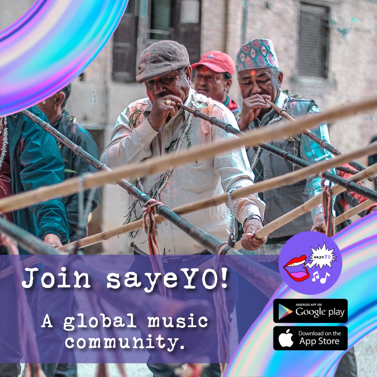 sayeYO_app's tweet photo. #downloadsong #beatmaker #dj #bandapp #googleplay #appstore #podcast #musicbusiness #musiccommunity #musicapp #trancemusic #punkrock #rockandroll #indierock https://t.co/zot803Aqos