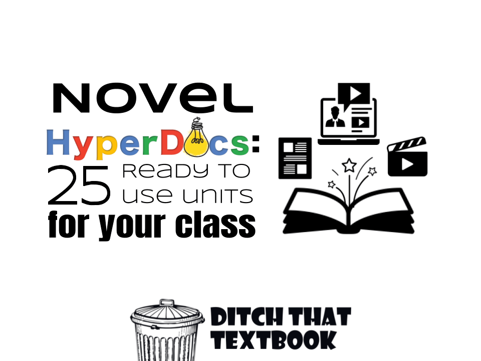 jmattmiller's tweet image. Novel #HyperDocs: 25 ready to use units for your class

📚25 amazing units for grades 2-12!
✏️ 2 bonus writing units
🗂 A template for creating your own
💡Plus MORE HyperDoc resources

ditchthattextbook.com/novel-hyperdocs #Ditchbook