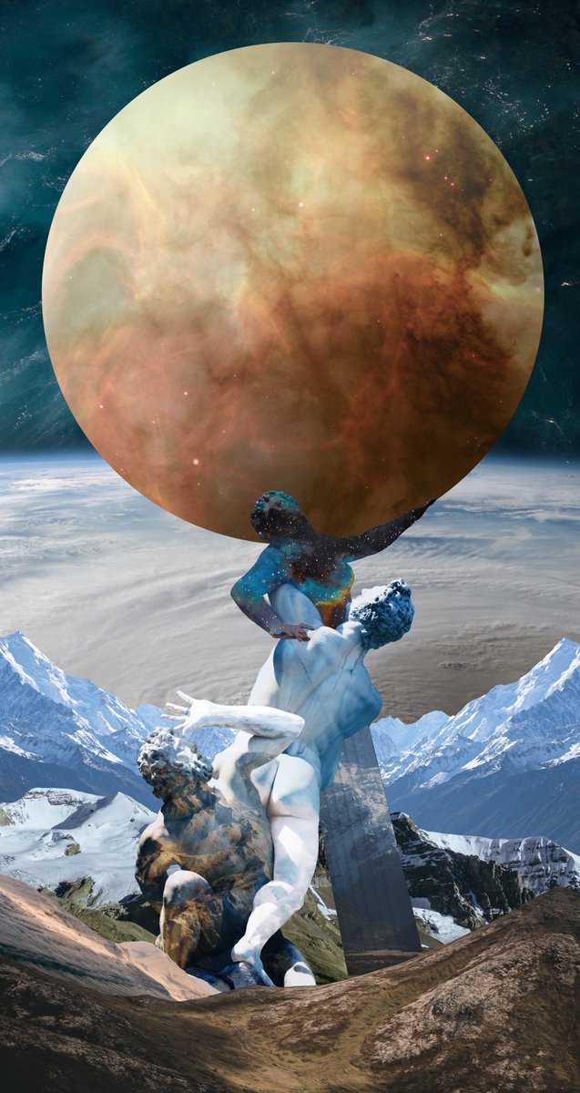 "The Titans of the dream" #digitalart #collage #collageart #digitalcollage