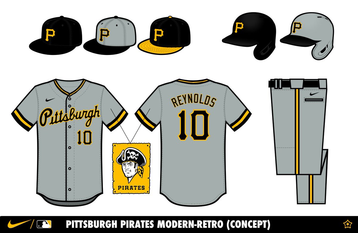 Pittsburgh Clothing Company on X: While the Rockies wear their 'City  Connect' unis let's take a look at what the #Pirates every day uniforms  *should* look like  / X
