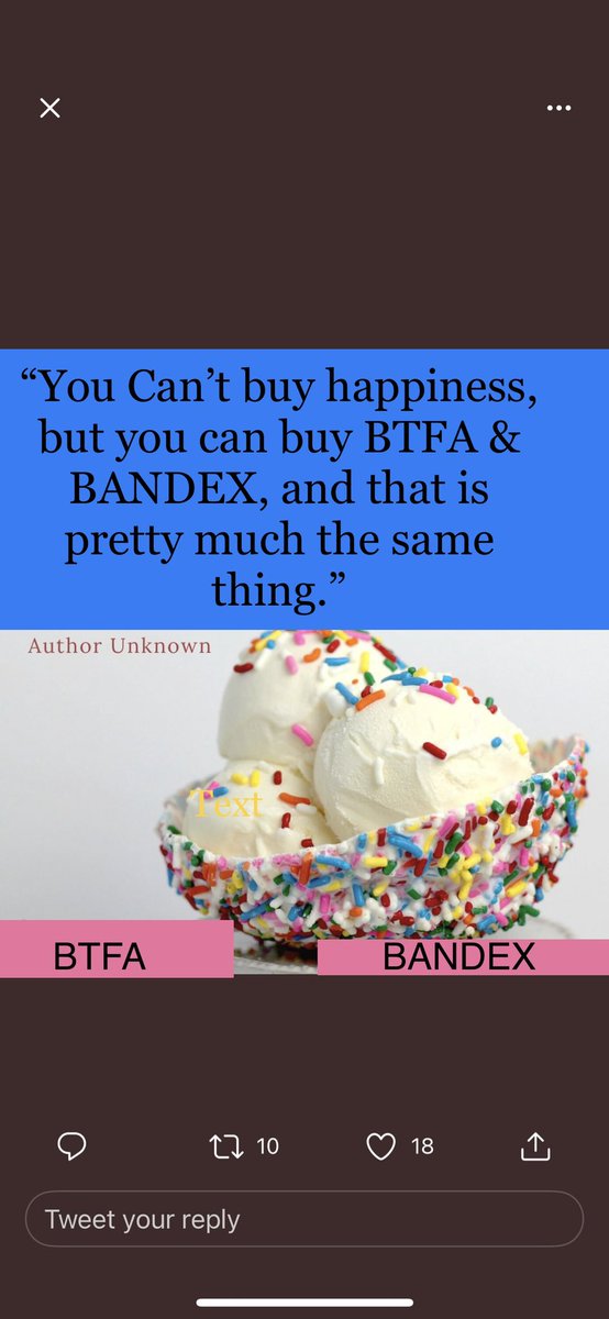 Happy #NationalIceCreamDay #BTFA #BANDEX #Cryptocurency #IceCreamDay #icecream #Bitcoin