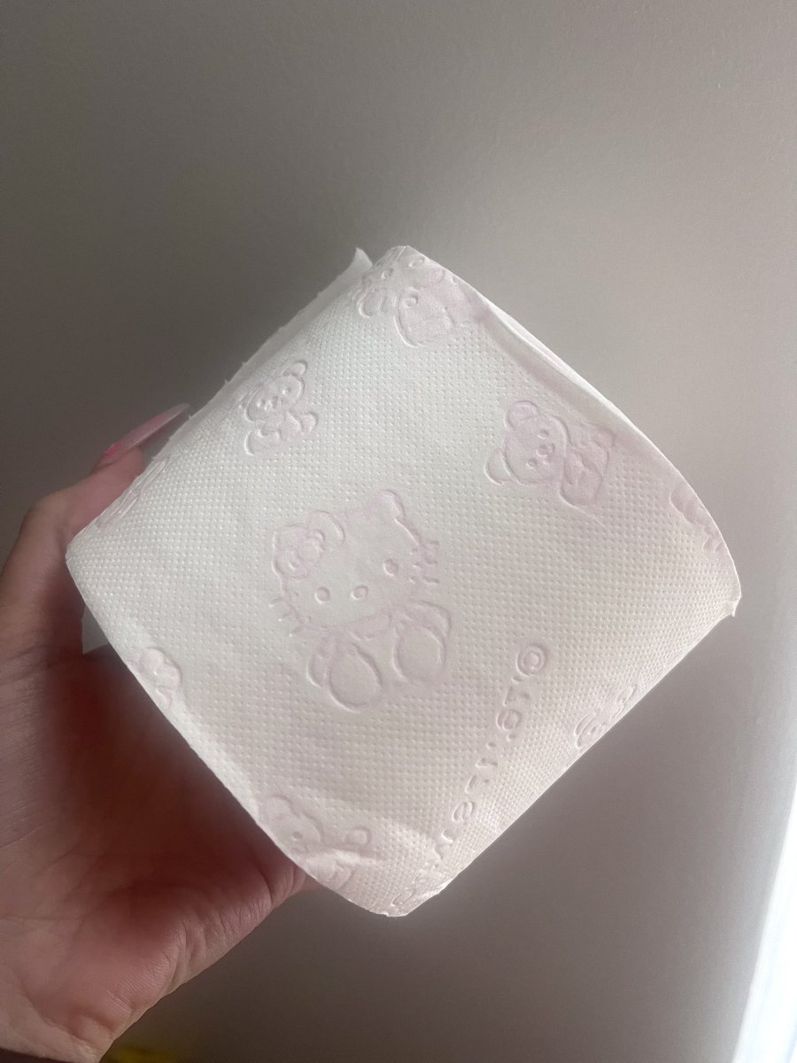 i bought hello kitty toilet paper bc i am an adult and i can do what i want