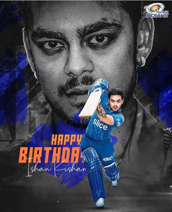 passionspiritz's tweet photo. Many more happy returns Champ @ishankishan51
On your birthday wishing u the thousand of runs and tons of boundaries by your bat
Have a great Career 🇮🇳🏏
@mipaltan
#IshanKishan #Kishan #mi #comeback #IndianCricketTeam #Indian #Cricket #pocketdynamite https://t.co/PAAGet1KOX