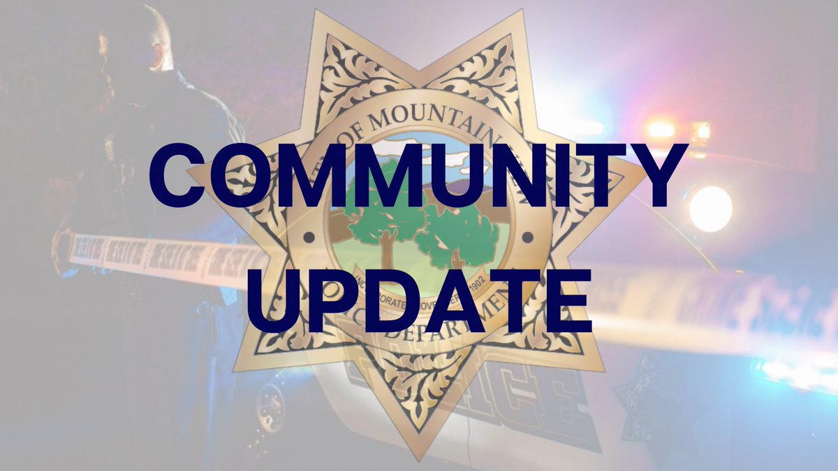 Mountain View Police tweet media