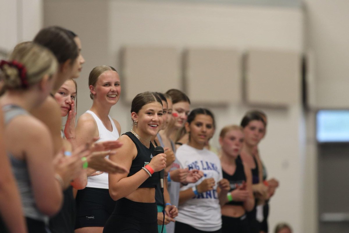 Day 1 of JFK camp brought excitement, dancing, team bonding, the home routine show &amp; more dancing! #jfkyeehaw #HFDTwoohoo