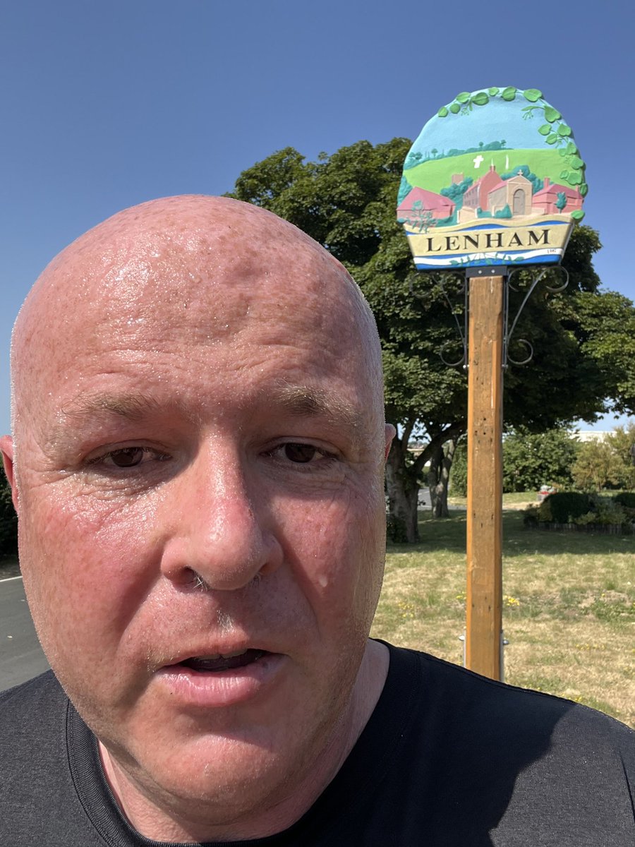 RunFindlayRun's tweet image. Run 66 of 124  #RunFindlayRun for @cr_uk #Running 10km every postcode in UK. #Maidstone Running along #PilgrimsWay from #ChalkCross back to #Lenham Despite the excellent Paula instruction got confused on route and went to far in some rather warm weather. Escaped to coast after
