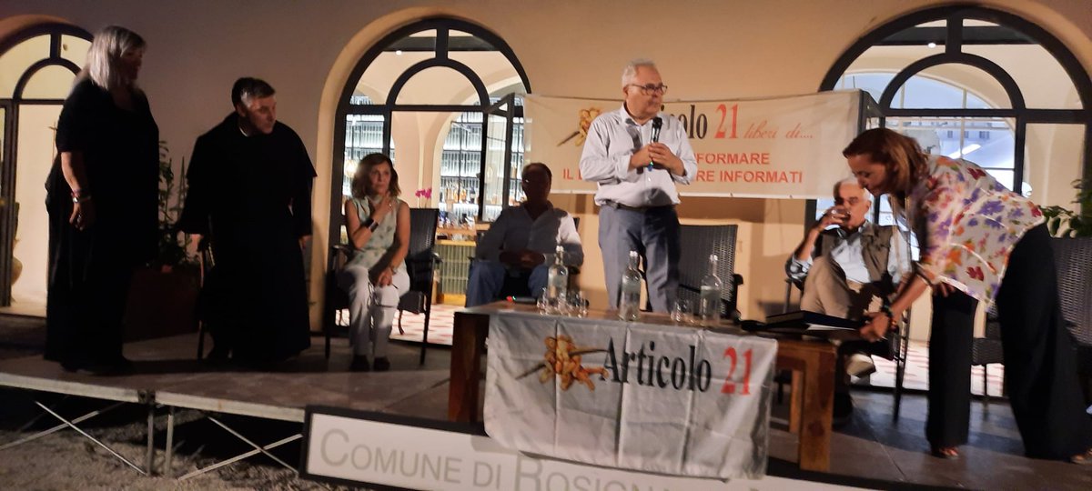 Via al #FestivalArticolo21 a #Castiglioncello. 'Iniziamo questa sera un percorso di conoscenza dell'informazione' - #DanieleDonati, sindaco di Castiglioncello