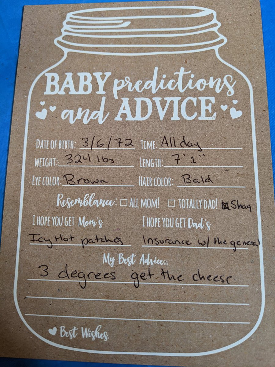 JoeyEsce's tweet photo. Do not invite @flannil and I to baby showers!!! https://t.co/32Yj4ZDaQW