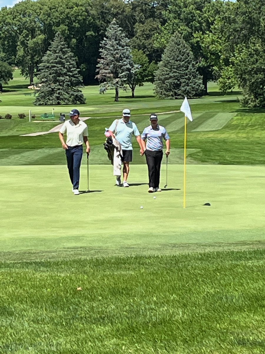 According to early scoring, <a href="/will_dicksongt/">Will Dickson</a> (-22) has taken the lead from <a href="/BradyCalkins/">Uncle Brady</a> (-21). Let's see how this plays out on the final 7 holes!