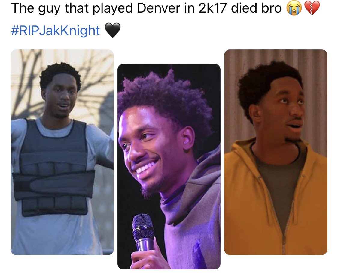 NoLoveSimba's tweet photo. โThis! Right here mines!โ - Denver Levins #ripjakknight ๐ค yโall know him from #BigMouth we know em from #NBA2k https://t.co/w4cg4EqjZ1