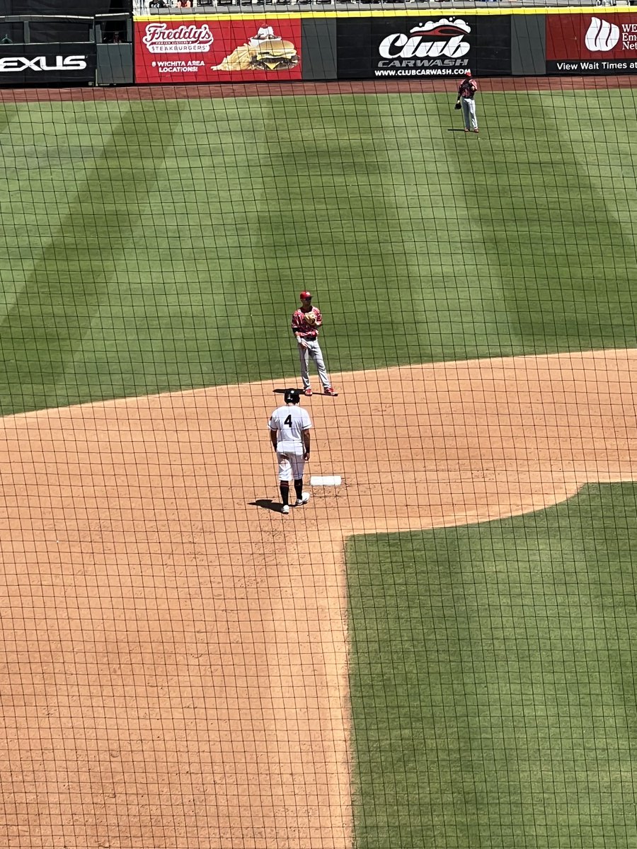 MrsHowell_1013's tweet photo. Love watching @OSUBaseball alum do great things! I don’t think you’ll be in Wichita @WindSurgeICT for long, Christian! #GoPokes https://t.co/Ex5ERtK72U