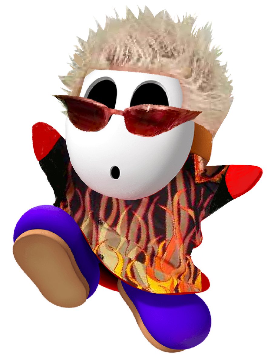 makeupaguy's tweet photo. shy (guy) fieri https://t.co/C5xIVbtP3y