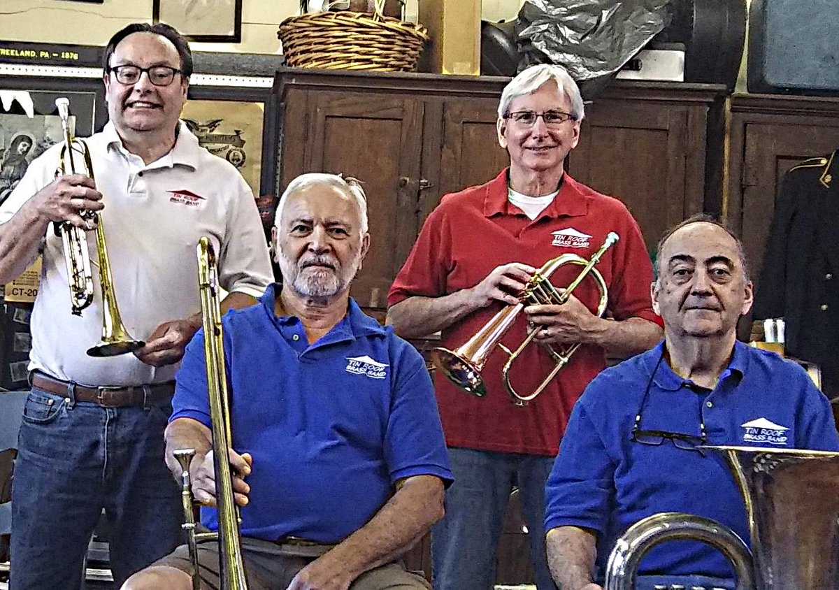 FrankBalon1's tweet photo. Freeland Brass at Conyngham Gazebo at 6 pm THIS EVENING https://t.co/8JmE1wAK8G
