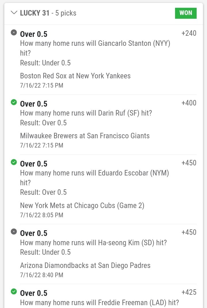 NPlug22's tweet image. I love a good Homer's RR... #Mlb #gamblingtwitter