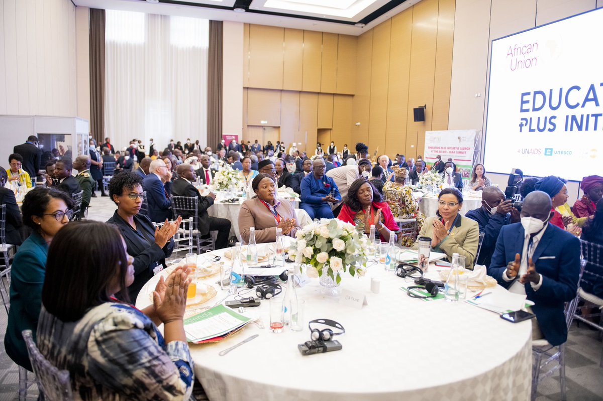 Excited about launch of Africa Education Initiative today because we believe in universal access to education. That’s why we’ve introduced free education up to Grade 12 and hired over 30,000 teachers. #AUMYCM <a href="/_AfricanUnion/">African Union</a> 
<a href="/Macky_Sall/">Macky Sall</a> <a href="/OAFLAD/">OAFLAD 🌍</a> <a href="/UNESCO/">UNESCO 🏛️ #Education #Sciences #Culture 🇺🇳</a> <a href="/UNAIDS/">UNAIDS Global</a> <a href="/UN_Women/">UN Women</a> <a href="/UNFPA/">UNFPA</a>