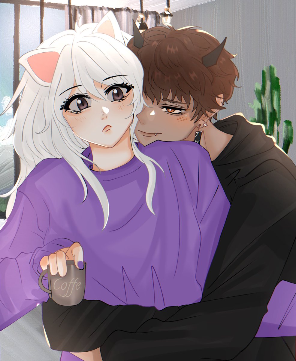 CloudySachiko's tweet photo. I found demon under the bed🫣

🎨 : @/Ryerinart 

#ItbArt https://t.co/0NQiyA8jaH