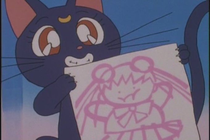 I&rsquo;m rewatching Sailor Moon for the billionth time and I always forget Luna&rsquo;s a savage. https://t.co/<a href="/tag/intotherainbow"class="tags"><span>#intotherainbow</span></a>