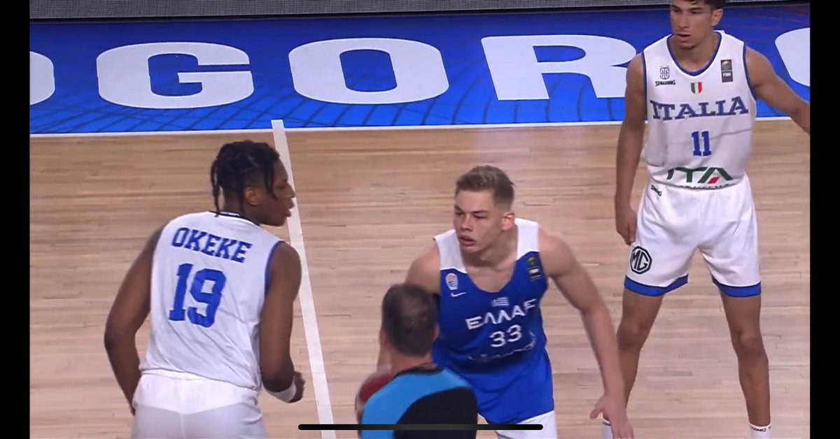 FullCourtClip's tweet photo. Our Morgan Rashed (@PSCPioneers) made his official debut with @Italbasket at #FIBAU20Europe ! Italy won vs Greece, here’s full game film (#11 White): https://t.co/IVn1BlxPwA

#juco #naia #ncaa #prospect https://t.co/3wjnupGmgP