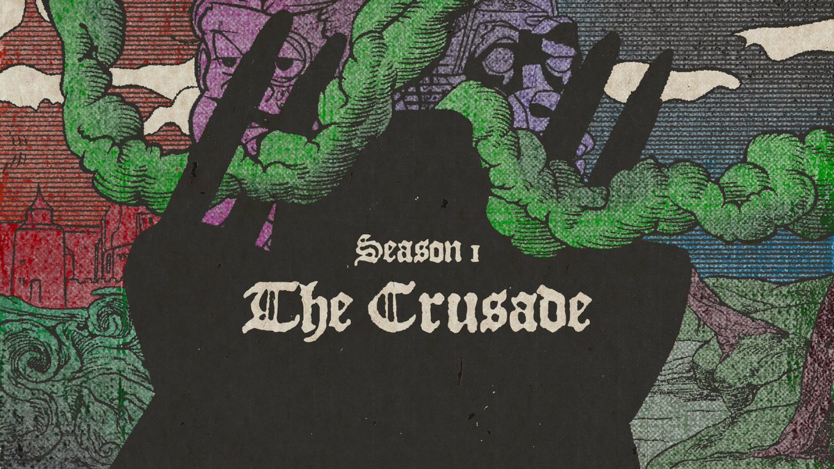 GothicDegens's tweet photo. Season 1 : The Crusade. 

Spoiler : Delist. https://t.co/whgaZiMnJA