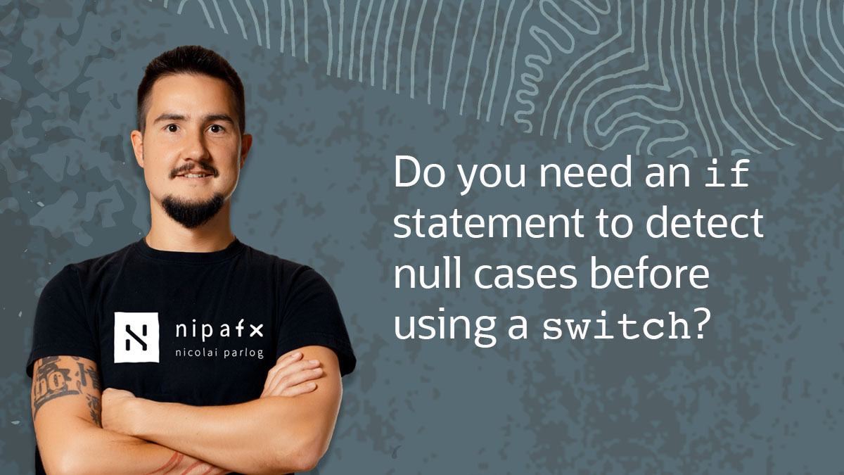 Learn how Java’s third preview of pattern matching for switch affects nulls. @nipafx #Java social.ora.cl/6010zQXkG
