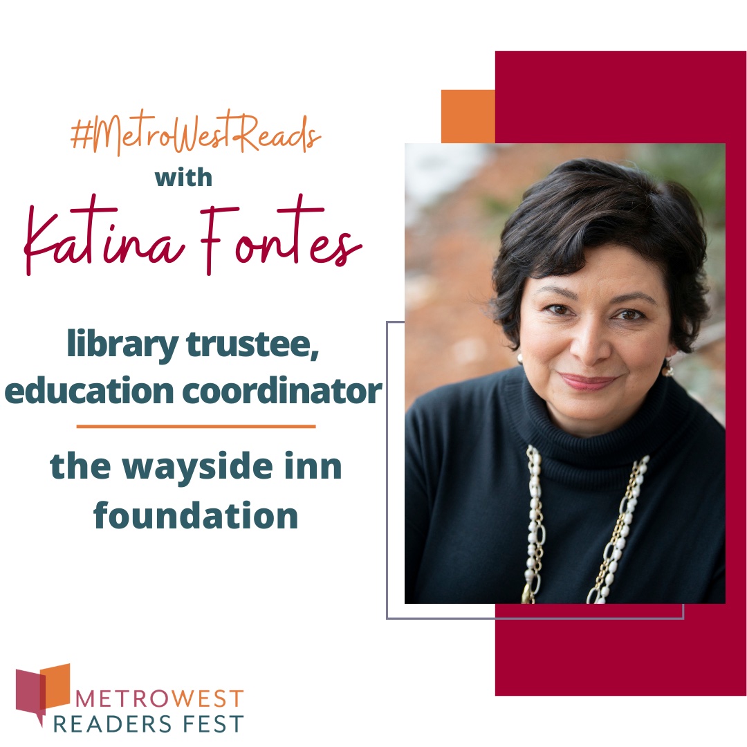 We’re sharing profiles of people around MetroWest as a way for you to “meet” someone new &amp; perhaps gain a book recommendation or two.

Meet Katina Fontes, a Goodnow Library Trustee &amp; the Education Coordinator for the Wayside Inn Foundation. ➡️: instagram.com/p/CgEy0ISuamz/