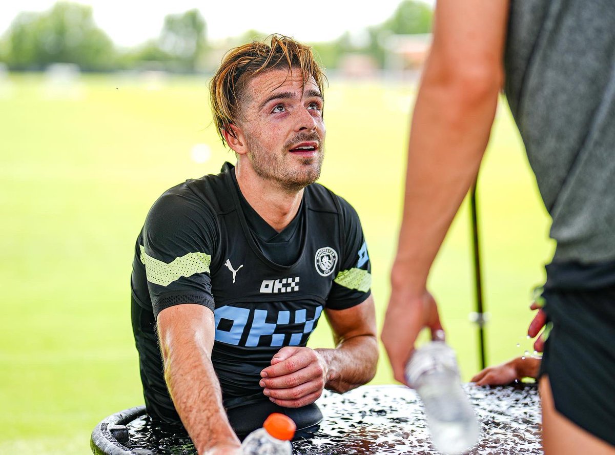 JackGrealish's tweet photo. Texas training 🥵 https://t.co/JXdjSjkASM