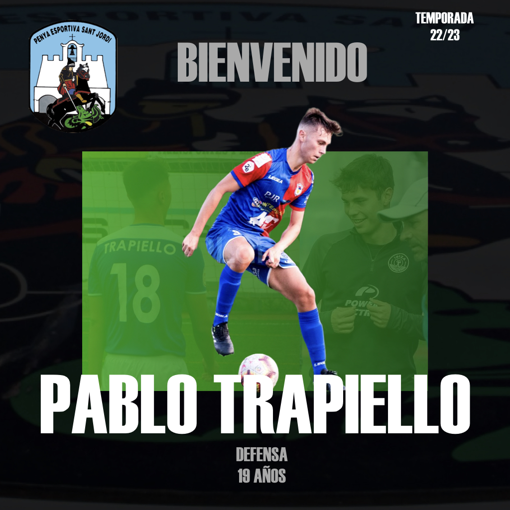 pesantjordi's tweet photo. 🙌 ¡Bienvenido, Pablo!

✍️ Comunicamos con enorme alegría que Pablo Trapiello será nuevo jugador de nuestra institución. 

🗣 "Estoy muy contento e ilusionado de formar parte de este club. Me siento muy motivado y con ganas de empezar a trabajar." Pablo. https://t.co/F2CWLJpoxB