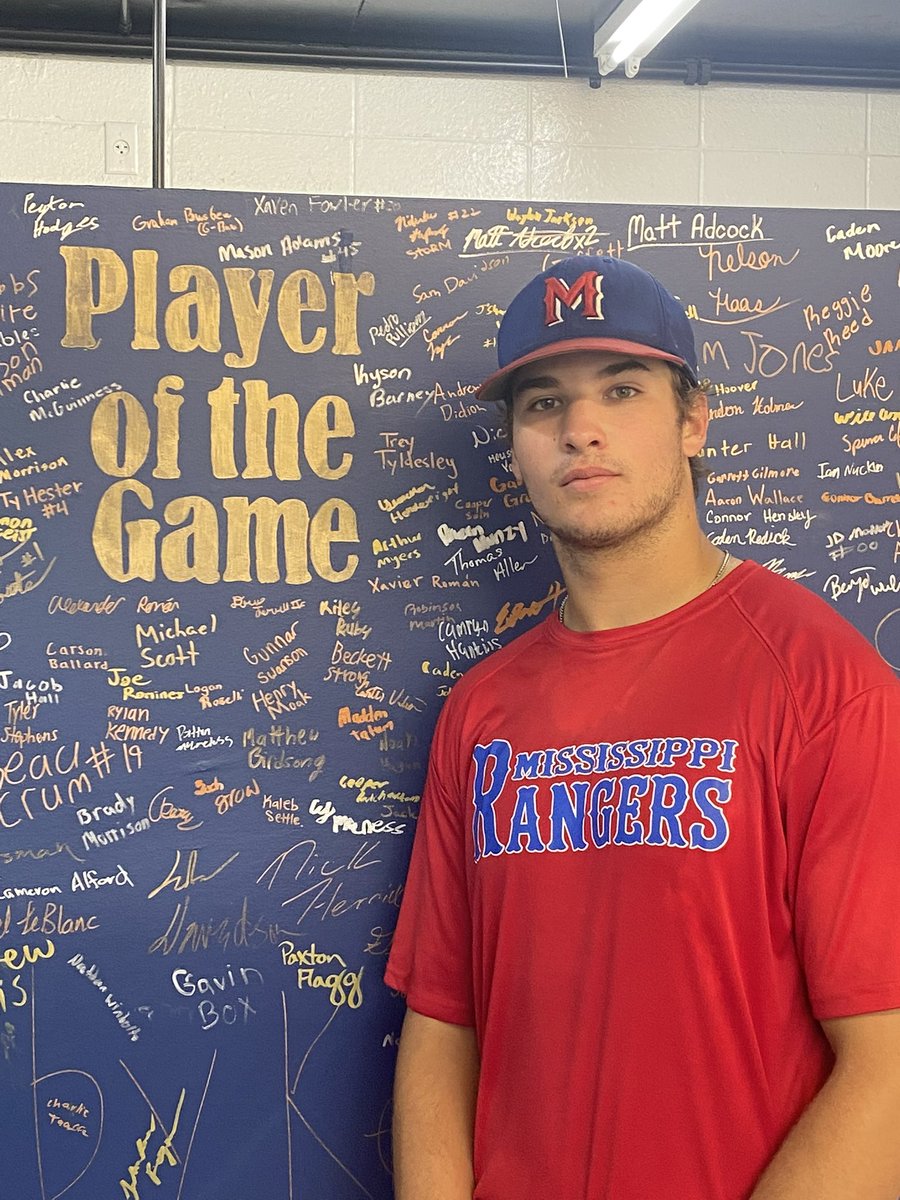 PG at USA Stadium (@usastadium) on Twitter photo Congrats to Matthew Adcock and Dylan Wesson for being named #PlayerOfTheGame17 at the #WWBAEastChamp! Matthew went 1-3 with a double and an RBI and pitched a CG allowing 3 H and 0 ER with 6 Ks. Dylan went 2-3 with two triples and 2 RBIs. <a href="/PG_Tourney/">Perfect Game Tournaments</a> <a href="/PG_Tennessee/">Perfect Game Tennessee</a> <a href="/Ms_Rangers/">MS Rangers Baseball</a> Congrats to Matthew Adcock and Dylan Wesson for being named #PlayerOfTheGame17 at the #WWBAEastChamp! Matthew went 1-3 with a double and an RBI and pitched a CG allowing 3 H and 0 ER with 6 Ks. Dylan went 2-3 with two triples and 2 RBIs. <a href="/PG_Tourney/">Perfect Game Tournaments</a> <a href="/PG_Tennessee/">Perfect Game Tennessee</a> <a href="/Ms_Rangers/">MS Rangers Baseball</a>