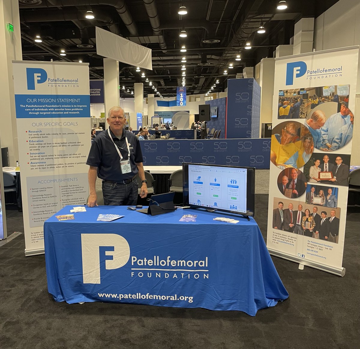 SaveThePatella's tweet photo. 🦵🦵🦵The PFF is honored & proud of our long association with @aossm_1972✅
Incredibly exciting to see our members benefitting from their #PFMasters e-Learning experience!!✅
#SaveThePatella
#AOSSM #AOSSM2022 #AOSSM22
⭐️⭐️⭐️⭐️⭐️
LEARN MORE HERE: https://t.co/nmB9m6f2i5 🦵🥇👍 https://t.co/GPu0o9VrEc