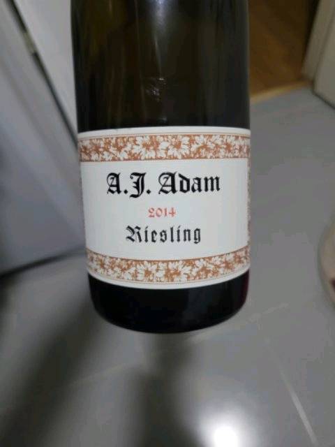 Manzana verde, potente acidez y algo de mineralidad.
So….Wine en A. J. Adam por Vivino: vivino.com/users/fernando…