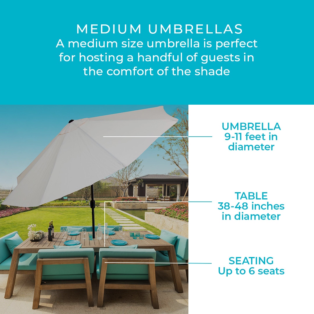 Not sure which size umbrella is the right fit for your outdoor oasis? Don't worry, we've got you covered. 

Shop our curated selection of patio and deck umbrellas that are ready to ship in 2 days or less on Hayneedle’s Quick Ship Shopping page.

Shop: bit.ly/QuickShipping_…