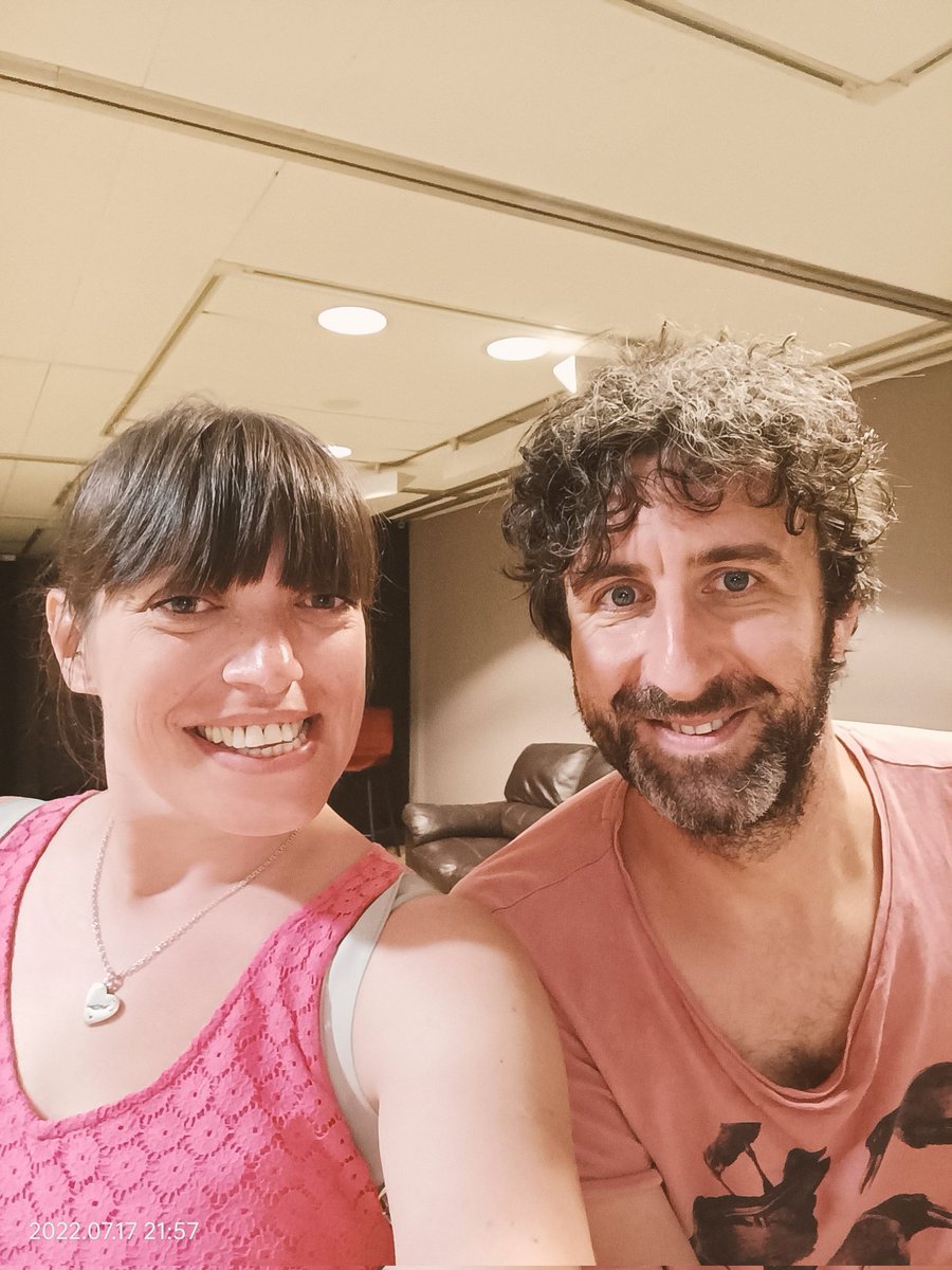 We nailed that selfie <a href="/watsoncomedian/">Mark Watson, still here but very much also Bluesky</a> Fantastic evening we really enjoyed! Can't wait until you next visit West Wales 👌🏻😁