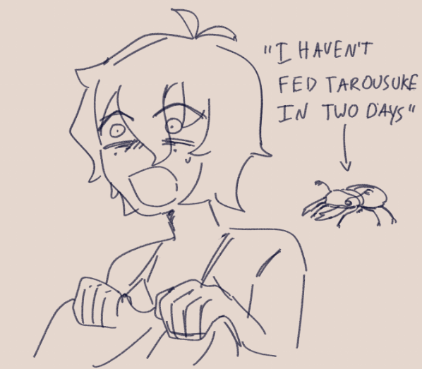 refeldraws's tweet photo. and they quite like beetles https://t.co/Fj1sfFlSlq