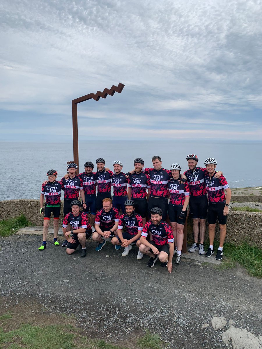 cycleforhelen's tweet photo. Great to get our first day in the bag. The heat and Donegal Hills made sure it wasn't easy but we had plenty laughs and enjoyment had too. Good night's sleep tonight before we head for Sligo tomorrow. Donations can be made at https://t.co/vsqNuTl1bk. https://t.co/i9ls86gR2a