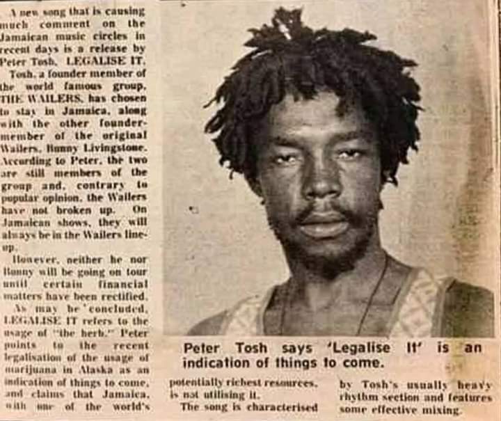 neilnicholson's tweet photo. JAMAICA DAILY NEWS
Wednesday 23 July, 1975
#PeterTosh #LegalizeIt #ReggaeInSeattle
Listen To Peter Tosh "Legalize It" (Audio Album Video) via @YouTube β€ππ₯πππππ
https://t.co/JARfcvBK51 https://t.co/ii6R5ID2W1