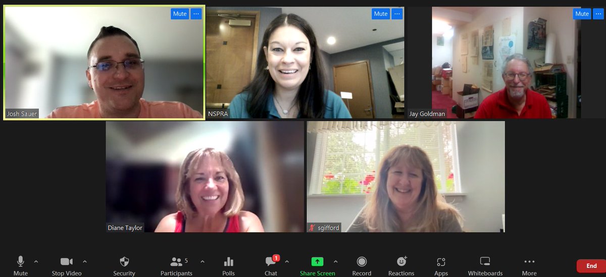NSPRA's tweet photo. #NSPRA2022 virtual attendees from across the country tuned in for the first session of the virtual Seminar this afternoon led by @JoshuaTSauer - Colleague Connections! https://t.co/5q0fl7h2tY