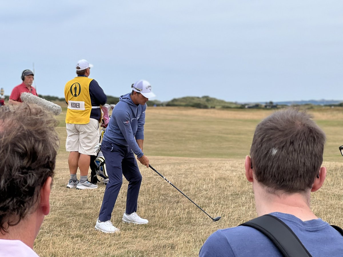 Long_Irons's tweet photo. Following the Pride of Aiken today! @K_Kisner 

#TheOpen https://t.co/S2gFmO1JYX