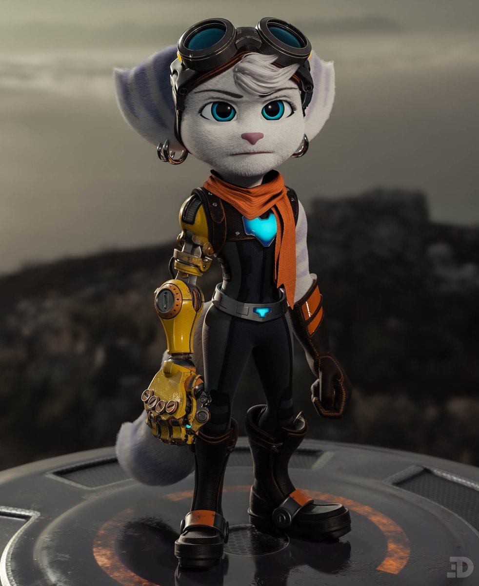 Gloomeskk's tweet photo. #Rivet #RivetRecreation #Blender3d #b3d #CyclesX #Substance3DPainter #RatchetPS5 #RatchetAndClankRiftApart #fanart https://t.co/KeKiZXP9qM
