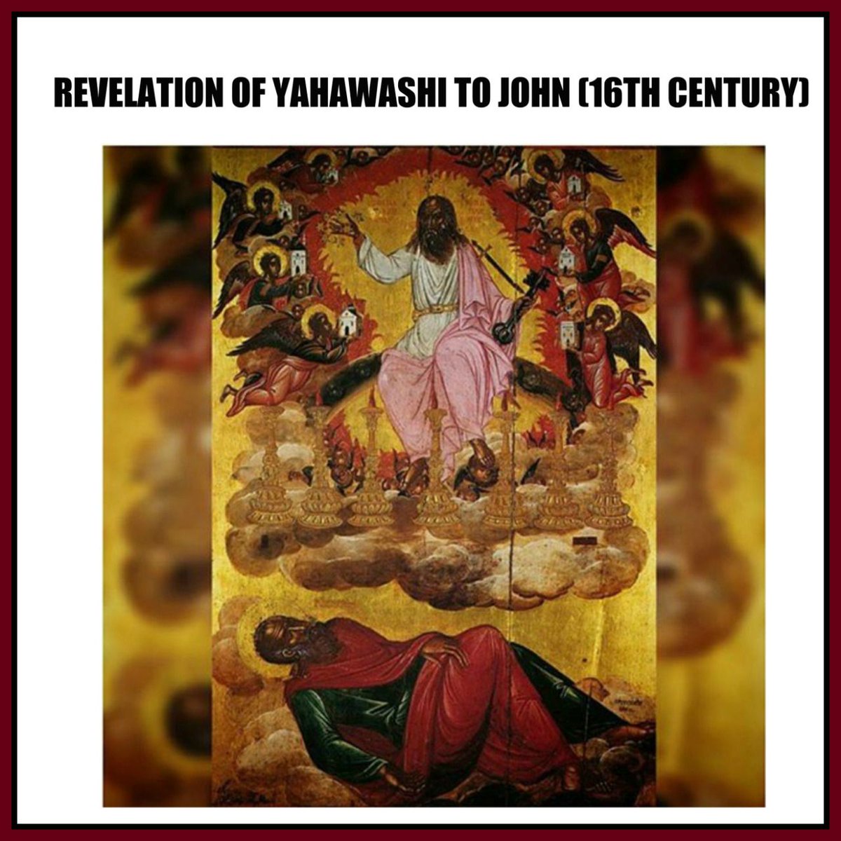 EisheroMarley's tweet photo. #RussianIcons #TrueDepictionOfIsrael #MessiYah #Prophets #Israelites

..They Are BLACK Onto The Ground.. From The Dust Of The Ground.. My SKiN iS BLACK Upon Me.. Polished Brass.. Burnt Brass https://t.co/40SG1a6FET