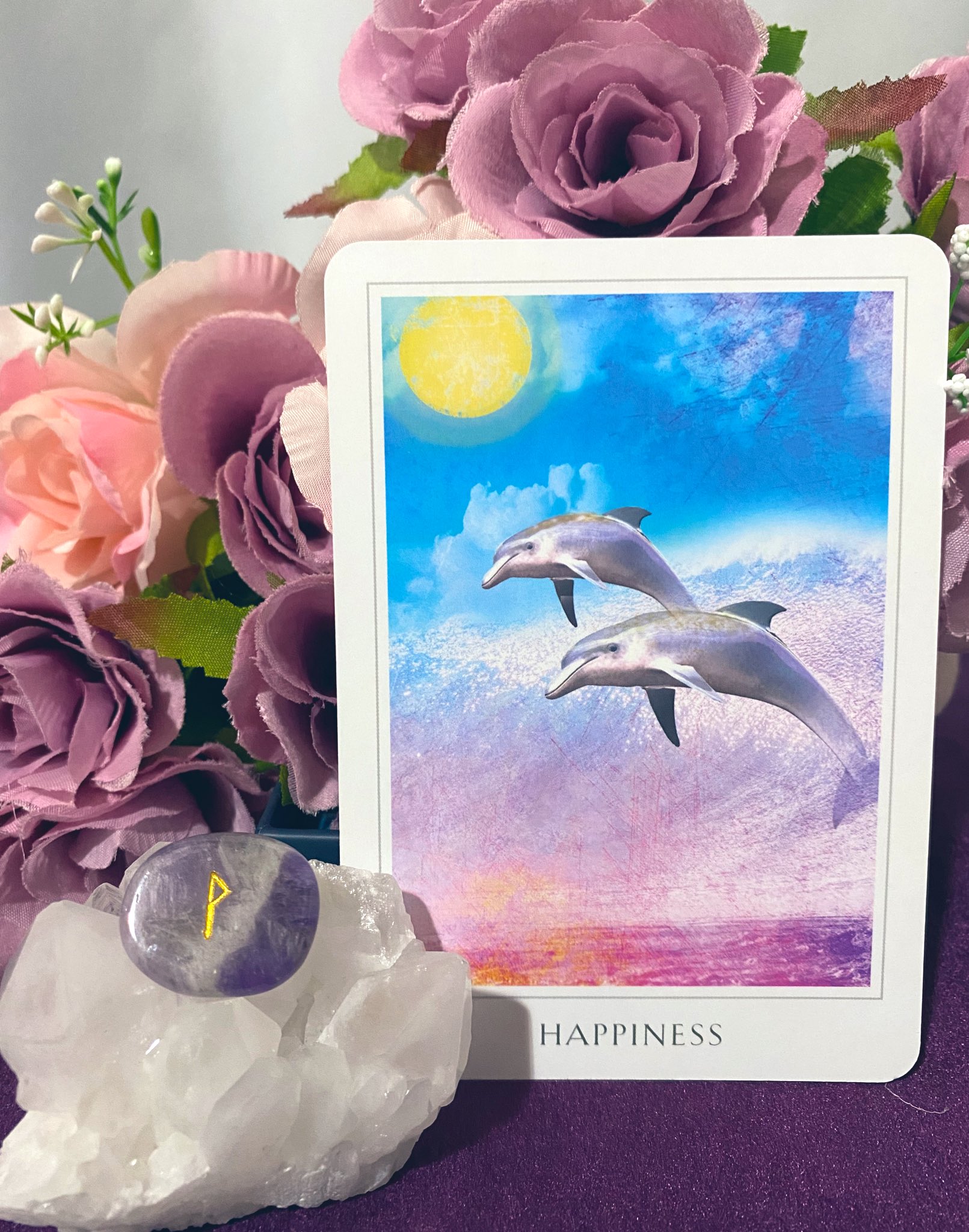 理香子 鑑定師 見習い ルーンストーンからの伝言 ウィンより 喜びを意味していて 栄光 幸福 を表すストーン 些細な事でも心から楽しいと思える日になりそう 一日の終わりには いい日だったなぁ と感じられそうです もし そう