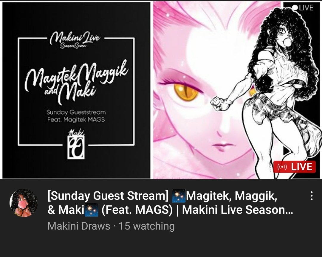 GNinjuh's tweet photo. ✒#MakiniDraws🖼 🔴LIVE SEASON 7 EP 05 
[#SundayGuestStream] ✨#Magitek, #Maggik &amp; #Maki✨ (Feat. @MagitekMags)

#TheCSFNation #ArtCouncil  
@Makini1990
@MadsMamaBear 
@RoseMQueen1
@BLofDixDivision
#MDasterdly
@MegatronDarth
@riotkitty1
@GNinjuh
#CSFNation
https://t.co/lI5bMhzy8c https://t.co/uXB0fJwr57
