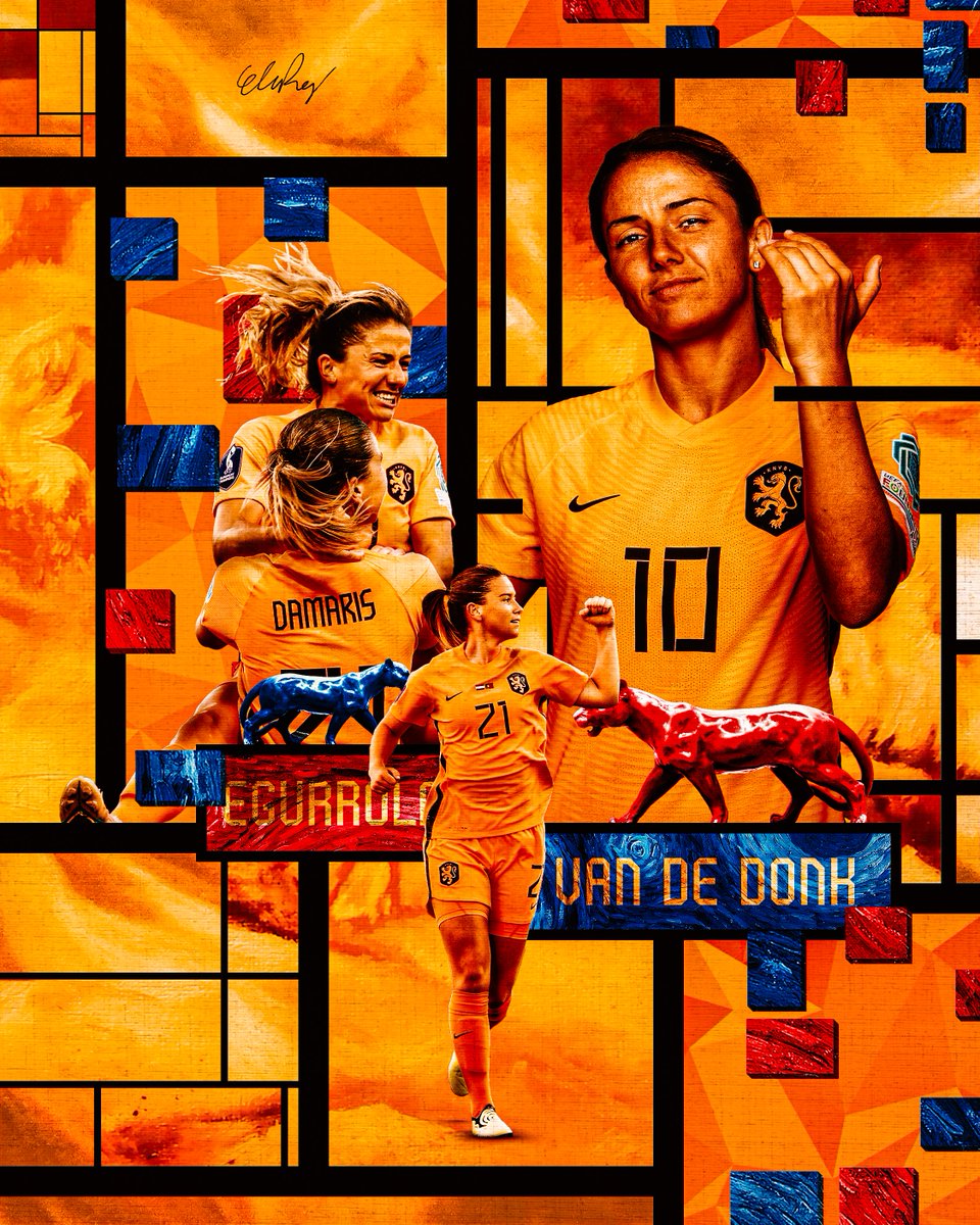 ReyesDesignz's tweet photo. Dama and Dani dominance 💪🏽🧡

#damarisegurrola #egurrola #daniellevandedonk
#vandedonk #netherlands #nederlands #holland #oranjeleeuwinen #oranje #nothinglikeoranje #uefawomenseuro #weuro2022  #euro2022 #woso #womensfootball #womenssoccer #sportsdesign #sportsart #smsports 🇳🇱 https://t.co/mPuK1AgpfT