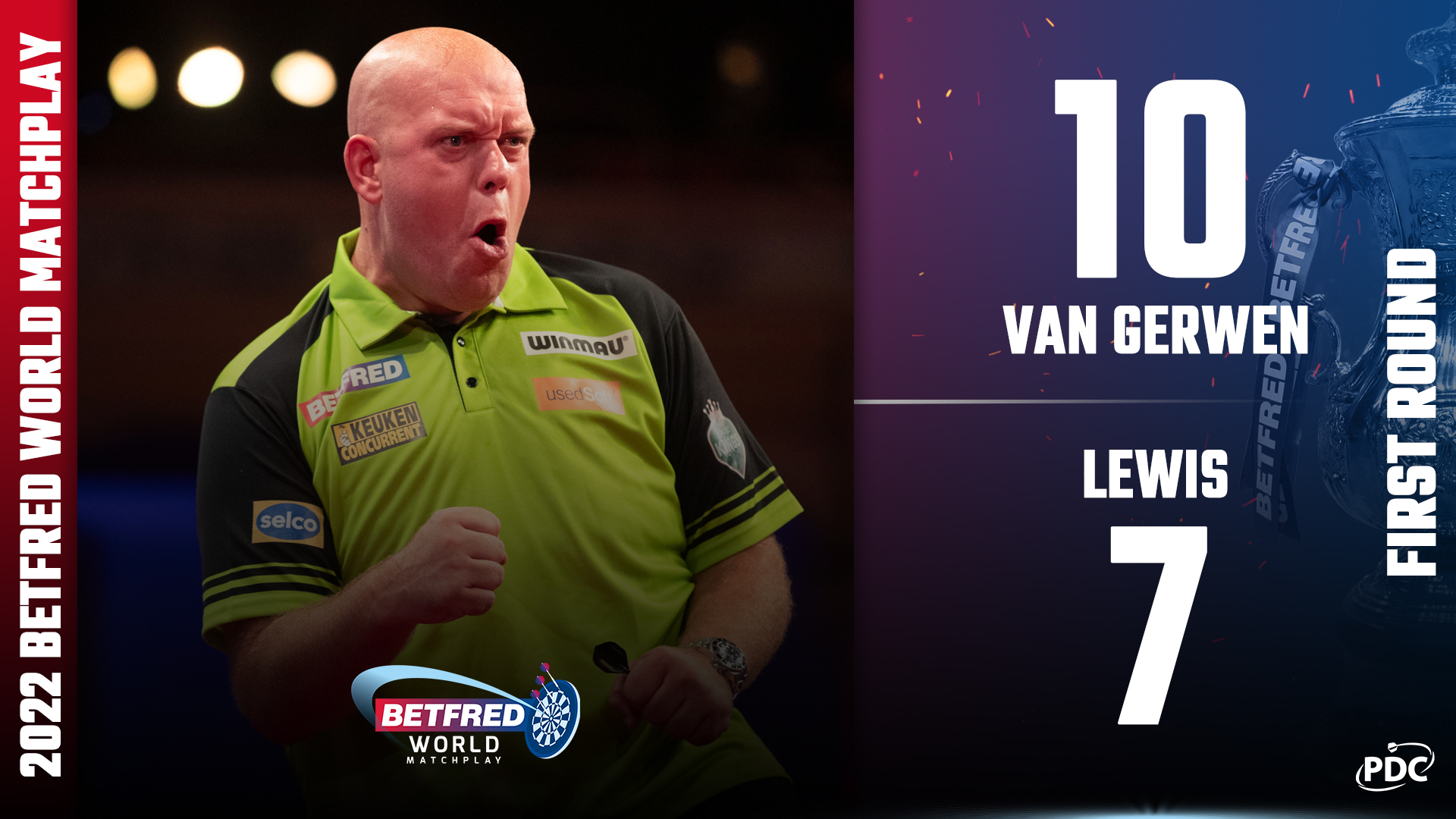 PDC Darts on Twitter: "VAN ADVANCES!💚 Michael van Gerwen comes out of a contest which didn't live up to its billing. #WMDarts | R1 📺 https://t.co/eJJXK4DqqY https://t.co/GyMUJYOoQO" /